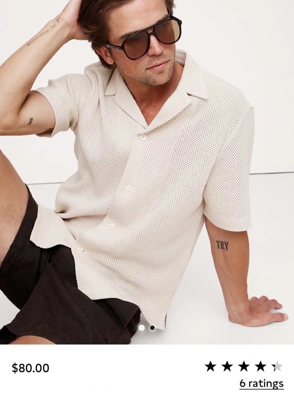 Le Specs Black Sunglasses with Brown Lenses